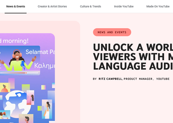 Youtube открывает функцию дубляжа видео для всех создателей
