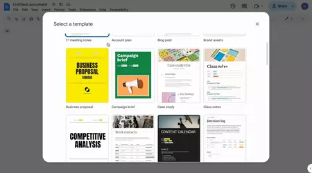 Google Docs adds 40 new templates