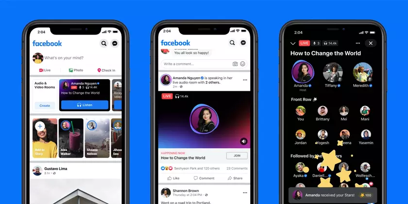 В Facebook появилась новая вкладка "Аудио" с подкастами, живыми аудиозаписями и многим другим