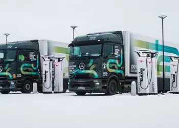 Mercedes eActros 600 прошел повторные испытания зимой — расход электроэнергии вырос на 25%, а иногда и 50%