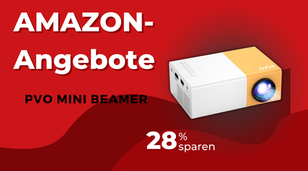 PVO Mini Beamer YG300Pro – Sparen Sie jetzt 19€ beim Heimkino-Projektor!