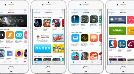 The App Store has a new section with applications