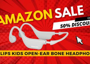 PHILIPS Kids Open-Ear Bone Headphones - Black Friday $50 Discount!