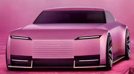 A Jaguar that looks like the Pink Panther: images of the Jaguar Design Vision concept car appeared a few hours before the official premiere