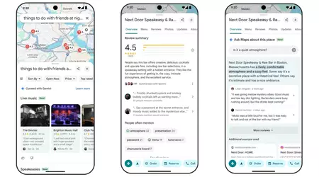 Google lance le chatbot Gemini pour la recherche sur Google Maps