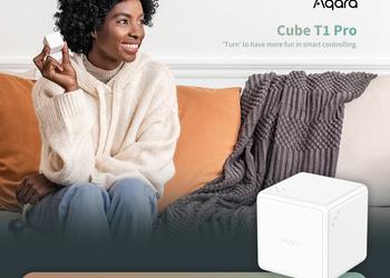 Aqara Cube T1 Pro: ein Gadget zur Steuerung intelligenter Geräte im Haus mit Unterstützung für HomeKit, Amazon Alexa und Matter