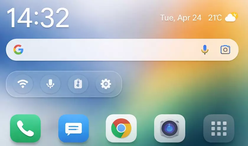 Інтерфейс Android 17