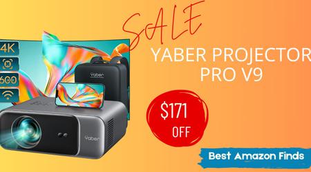 YABER Projector Pro V9 - Limited time deal $171 OFF! 