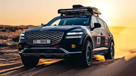 Genesis a construit un GV80 tout-terrain en l'honneur du vainqueur du Dakar 1983. 