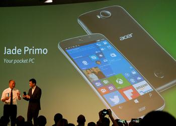 IFA 2015: Acer Jade Primo — первый смартфон с поддержкой Microsoft Continuum
