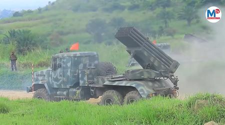 Den demokratiske republikken Kongo brukte ukrainske Bastion-1 multippelrakettkastere.