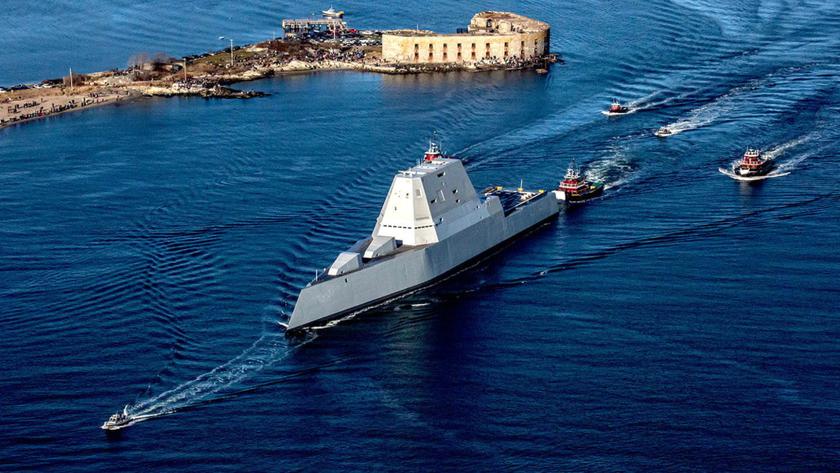 США отправили к берегам Китая свой самый передовой стелс-эсминец USS Zumwalt для оценки возможности развёртывания гиперзвуковых ракет в регионе