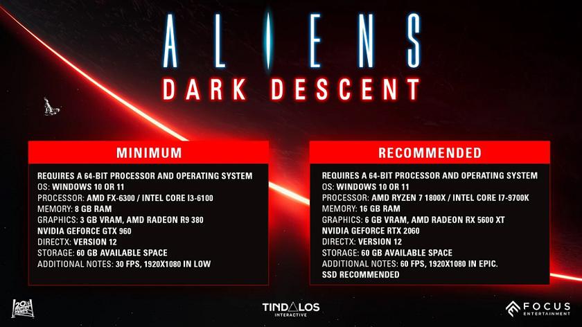 Разработчики Aliens: Dark Descent опубликовали системные требования игры по знаменитой франшизе-2
