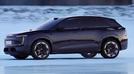 Великий кросовер AUDI E7X показали на зимових випробуваннях