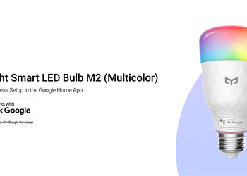 Yeelight представила Smart LED Bulb M2: умную RGB-лампочку с функцией Google Seamless Setup