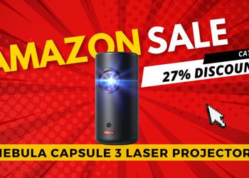 NEBULA Capsule 3 Laser Projector - Now $200 Discount!