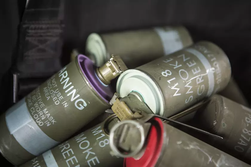 ВСУ используют легендарные американские дымовые гранаты M18