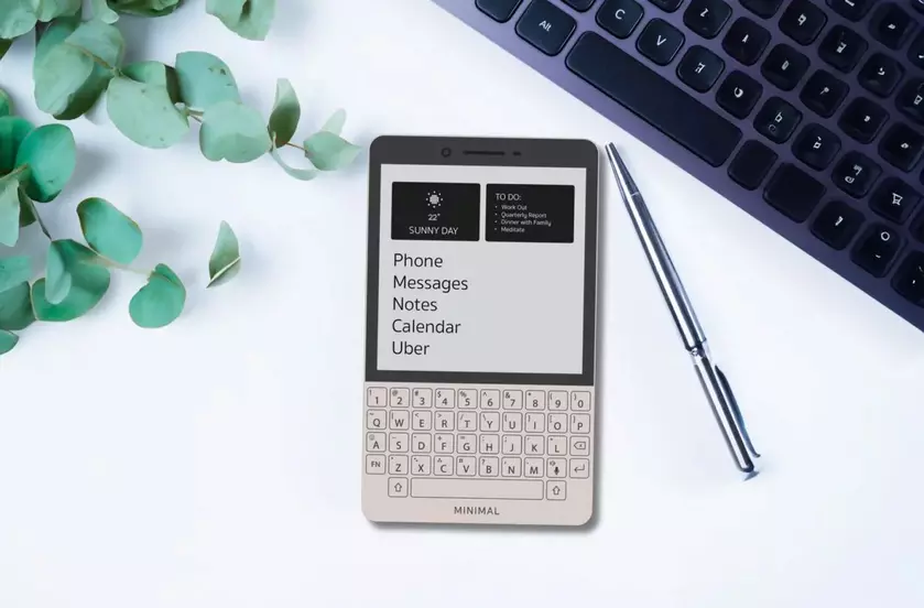 Представлен Minimal Phone — антисмартфон с экраном E-Ink и QWERTY-клавиатурой для борьбы с зависимостью от гаджетов