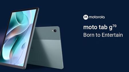 Офіційно: Motorola представить планшет Moto Tab G70 з 11-дюймовим екраном та чипом MediaTek 18 січня