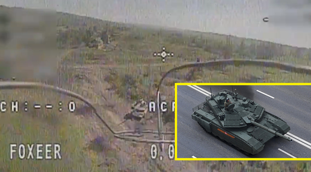 Droni FPV ucraini hanno colpito un carro armato russo T-90M ammodernato del valore di 2,5 milioni di dollari o più