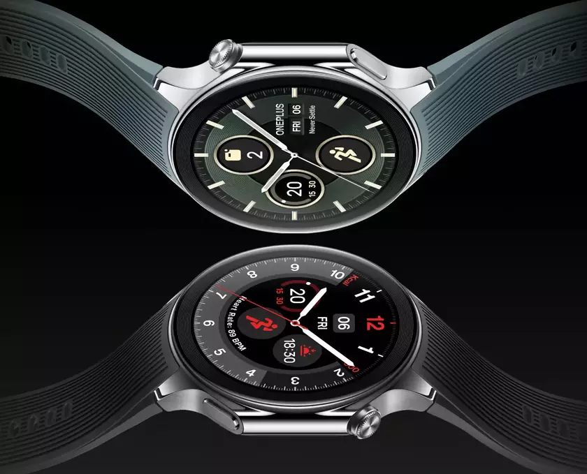 AMOLED-дисплей, чип Snapdragon W5, защита IP68 и WearOS 4: в интернете появились новые подробности о смарт-часах OnePlus Watch 2