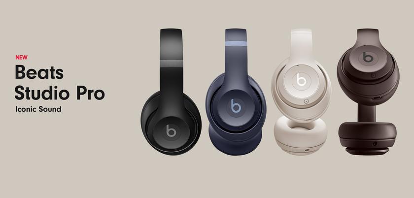 Apple представила Beats Studio Pro с улучшенным звуком, ANC, USB-C, Spatial Audio и автономностью до 40 часов за $349