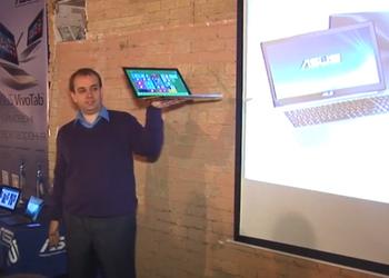 Технопарк: презентация ноутбуков и планшетов Asus на Windows 8