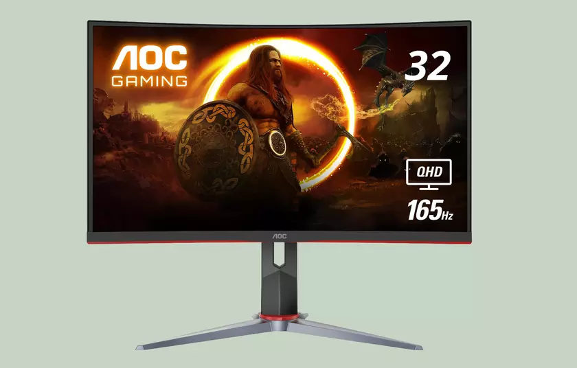 AOC CQ32G2S c 32-дюймовым изогнутым экраном и частотой 165 Гц можно купить на Amazon со скидкой $30