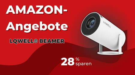 LQWELL Mini Beamer mit 720P & WiFi 5G – Jetzt 25€ Rabatt!