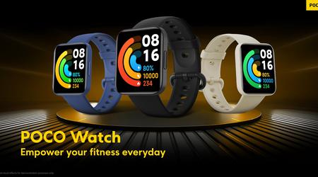 POCO Watch: перший смарт-годинник бренду з 1,6" дисплеєм, GPS та автономністю до 14 днів за €79
