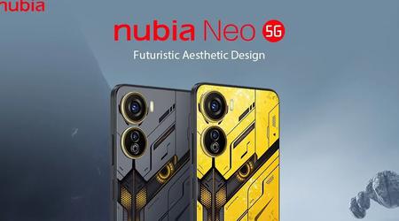Nubia Neo 5G : smartphone de jeu avec écran 120Hz, puce Unisoc T820, batterie de 4500mAh et prix de 199$.