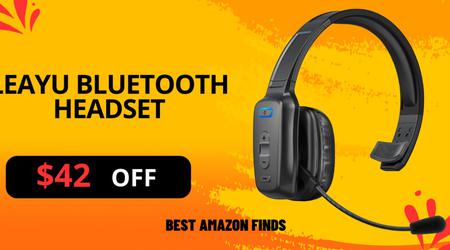 LEAYU Bluetooth Headset with a $42 Limited Discount!