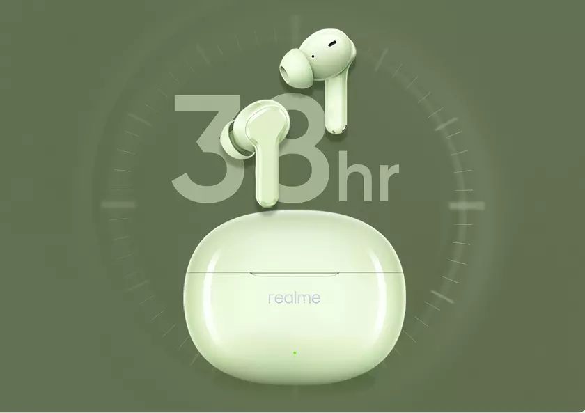 realme Buds T110 c защитой IPX5 и автономностью до 38 часов дебютировали за пределами Китая