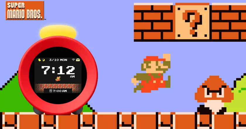 Умный будильник Nintendo Alarmo получил обновление с классическими сценами из Super Mario Bros. 