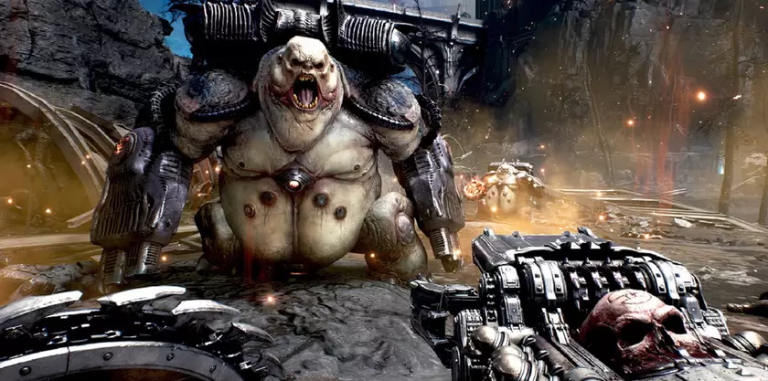 Эпичные сражения в эпоху средневековья: скриншоты DOOM: The Dark Ages