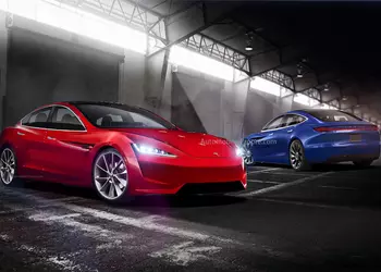 Концепт-рендеры новой Tesla Model S с дизайном, как у Tesla Roadster