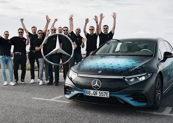 Mercedes-Benz EQS с твердотельной батареей проехал 1 205 км на одной зарядке