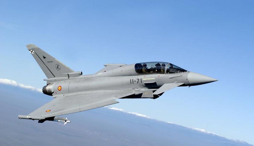 ВВС Испании оснастят истребители Eurofighter Typhoon высокоточными ракетами Brimstone