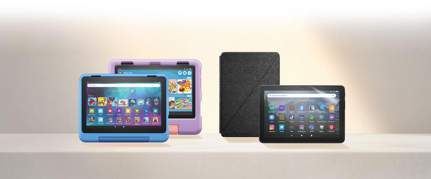 Amazon ha presentato la linea di tablet Fire HD 8 con processori migliorati e supporto Alexa a partire da 100 dollari