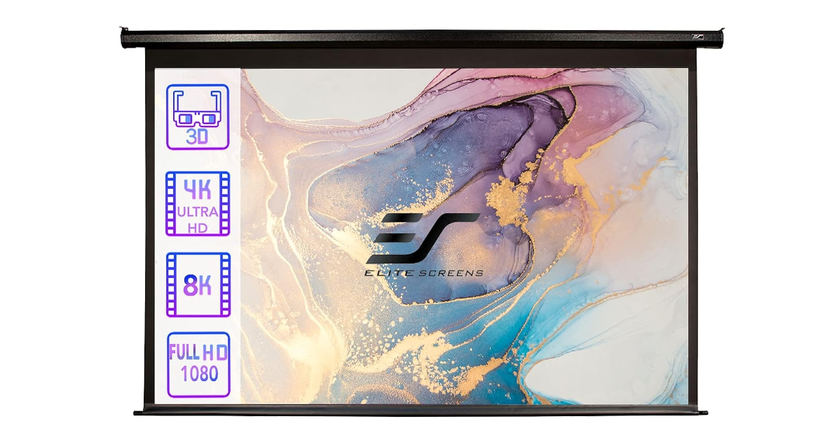 Elite Screens Electric Spectrum Ceiling best screen for 4k projector