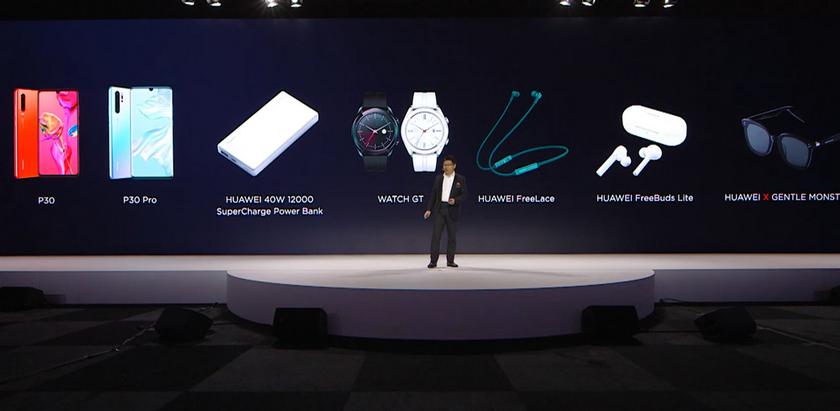 Zegarki, słuchawki, Power Bank: co jeszcze pokazały podczas prezentacji Huawei P30