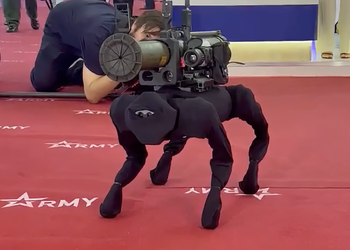 В россии представили роботизированного пса с гранатомётом стоимостью $16 000