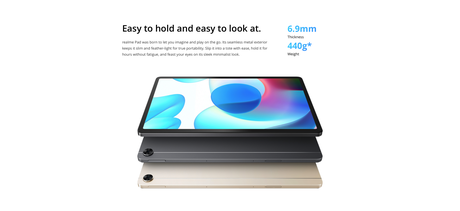 Realme Pad: the company's first tablet with a 6.9mm body, 10in screen,  MediaTek Helio G80 chip, LTE and a price tag starting at $190 | Gagadget.com