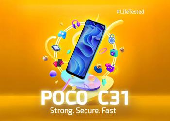 POCO C31 was declassified before the announcement: 6.5-inch IPS-screen, MediaTek Helio G35 chip and a price tag of about $120