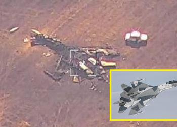 Die ukrainische SHARK-Drohne hat ein russisches Su-35S-Kampfflugzeug mit einem Exportwert von mehr als 100 Millionen Dollar gefunden, das möglicherweise durch eigenes Feuer abgeschossen wurde