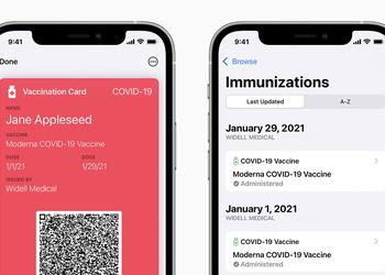Дякуючи iOS 15.4: користувачі iPhone в Європі тепер можуть додати свій сертифікат вакцинації до програм Wallet і Health