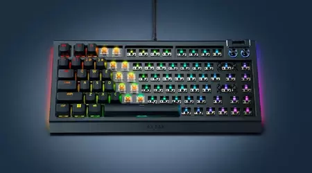 For those who love customisation: Razer has introduced the BlackWidow V4 75% Barebones - a mechanical keyboard without buttons