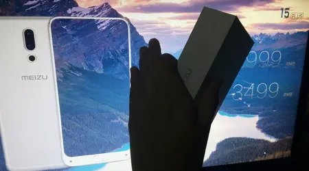 The first press photos of Meizu 15 Plus with a screen like the Xiaomi Mi Mix 2