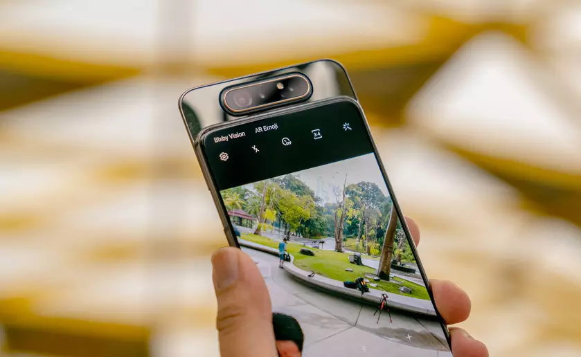 Samsung Galaxy A82 с поворачивающийся камерой получит основной датчик Sony на 64 МП