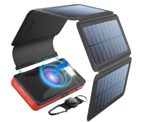 BLAVOR Portable Solar Power Bank 20000mAh